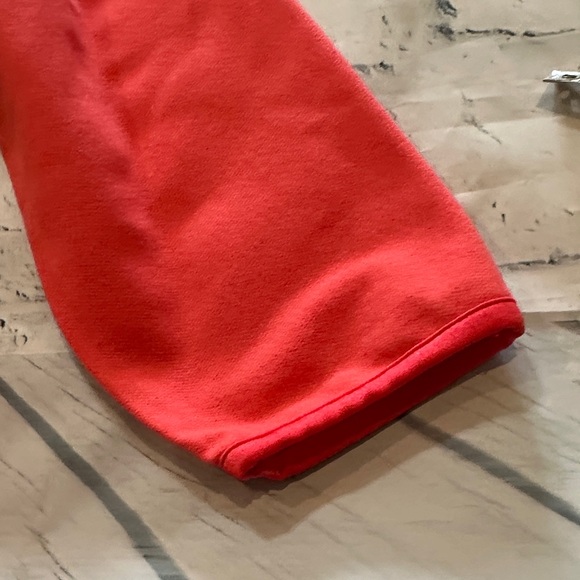 NWT Avenue Vibrant Coral Quarter-Zip Sweatshirt - Picture 12 of 12